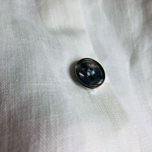 Tin Lizzie Ruffle Collar 3/4 Sleeve Button down Blouse - Picture 5 of 16